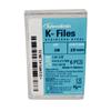 K-Files – 25 mm, Stainless Steel, Color Coded Plastic Handle, 6/Pkg