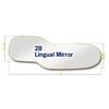 Miroirs photographiques intrabuccaux en rhodium Riofoto, adulte - 2B Lingual