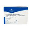 Patterson® Disposable Diamonds – FGSS, 25/Pkg - Medium, Blue, Cylinder Flat End, # S835-010M, 1.0 mm Diameter, 3.0 mm Length