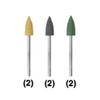 NTI® Acrylic Polishers – Flame Assortment Pack, 6/Pkg