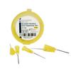 Embouts distributeurs pliables en acier inoxydable Patterson® - 20 Gauge, Yellow, 20/Pkg