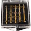 Patterson® Micro Finishing Diamond Burs – Standard, 5/Pkg - Ultra Fine, 15 Microns, Flat End Taper, # 856L-016-10, 1.6 mm Diameter, 10 mm Length