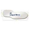Miroirs photographiques intrabuccaux en rhodium Riofoto, enfant - 2 Lingual