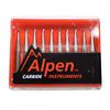 Fraises opératoires et chirurgicales au carbure Alpen® – FG, droite fissurée