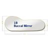 Miroirs photographiques intrabuccaux en rhodium Riofoto, adulte - 1B Buccal