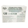 Lames chirurgicales – acier inoxydable, stérile, 100/boîte