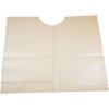 Contour Neck Patient Bibs - White, 3 Ply with 1 Ply Poly, 18" x 22", 400/Pkg