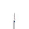 Fraises diamantées BluWhite – FG, très fine, jaune, flamme, 5/emballage