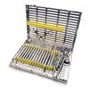 IMS® Signature Series® Large Cassettes – 16 Instrument Capacity, 8" x 1.25" x 11" - Yellow