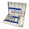 IMS® Signature Series® Large Cassettes – 16 Instrument Capacity, 8" x 1.25" x 11" - Blue