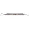 Explorateurs/Sondes - codés par couleur 23/11.5B, double extrémité - 6 Satin Steel Handle