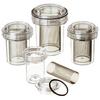 Evac-u-Trap™ 2400  Disposable Canister – Internal Thread, 4-1/2" x 5-1/8", 8/Pkg 
