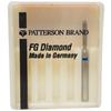 Patterson® Diamond Instruments – FG, Medium, Blue, Cone, Cone Round End - # 867-010, 1.0 mm Diameter