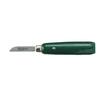 Couteaux de laboratoire Buffalo – Manches en bois émaillé ligne verte, simple extrémité - #7, 1-1/2" Blade