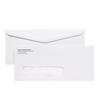 Single Window Envelopes – Gummed-Flap, White, Personalized, 8-7/8" W x 3-7/8" H, 500/Pkg