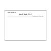 Traditional Note Pads, Personalized, 5-1/2" W x 4" H, 100 Sheets/Pad; 5 Pads/Pkg