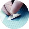Serviettes et bavoirs sans chaînette Sani-Tab®, 400/emballage
