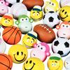 Squeeze Balls & Toy Assortment, 2-1/2"-3" Diameter, 25/Pkg