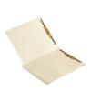 11-pt End-Tab Folder with Outside Double Pockets With 2 Inside Fasteners, Positions 1 and 3, 9-1/2" x 12-1/4", 50/Box