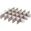 Accessoires de bac – Séparateur, 9-5/8" x 8-5/8" x 1-5/16", gris - Tub Accessories – Divider, 9-5/8" x 8-5/8" x 1-5/16", Gray