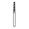 Fraises diamantées NTI® Turbo – FGSS, très grossière, noire, cône à bout rond, No. SC856-T, longueur de 8 mm, 5/emballage
