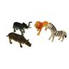 Assorted Plastic Zoo Animals, Assorted, 2-1/2", 12/Pkg