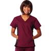 Fashion Seal Healthcare® Ladies’ Side Flex Tunics - Burgundy/Black, Large