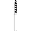 Spring Multi-Use Diamonds – Turbo FG, Super Coarse, Black, Cylinder Bevel End, 25/Pkg - # 863T, 1.4 mm Diameter, 8 mm Length