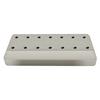 Magnetic Bur Blocks - 14 Holes 14 FG/HP/RA, Gray