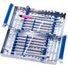 Cassettes IMS™ Signature Series® Double-Decker® – Capacité de 14 instruments, 4,5" x 8" x 1,5" - Blue