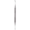 Instrument à façonner cosmétique A – Nº  1 Goldfogel, à deux extrémités, acier inoxydable, les manche Standard - Cosmetic Contouring Instrument A – # 1 Goldfogel, Stainless Steel, Standard Handle, Double End