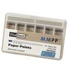 Pointes de papier absorbantes à marquage millimétrique – Boîte antidéversement, taille ISO, 200/emballage