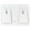 Access® Wall Mount Wiper Dispenser – 10-3/4" x 8" x 0.63" White 