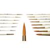 Takanishi Acrylic Bristle Brushes, 2/Pkg