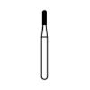 Fraises diamantées NTI® – FG, grossière, cylindre à bout plat, 5/emballage