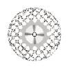Disques de diamant perforés – RA, très fin, jaune, 0,15 mm d'épaisseur, 1/emballage - 16.00 mm Diameter