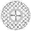 Disques de diamant perforés – RA, très fin, jaune, 0,15 mm d'épaisseur, 1/emballage - 19.00 mm Diameter