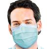 Masques d’intervention à bandes auriculaires – ASTM niveau 2, Sans latex, 50/boîte - Blue