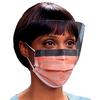 Masques opératoires Fluidshield, ASTM niveau 3 - Fog Free with Wraparound Splashguard Visor and Foam Band, 25/Pkg