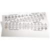 Patterson® Sticky Card Direct Bond Organizing Pad, 50/Pkg