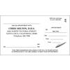 Circle Peel 'N' Stick Appointment Card, 3-1/2" W x 2" H, 500/Pkg