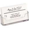 Deflecto Horizontal Business Card Holder, 3-3/4" W x 1-7/8" H x 1-1/2" D