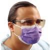 Masques à bandes auriculaires sans latex Isofluid® – ASTM niveau 1, 50/boîte - Lavender, 50/Box