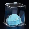Face Mask Organizers – Clear, Countertop - Molded, 6-1/2" W x 7-1/4" H x 5-5/8" D