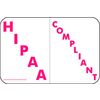 HIPAA Compliant Label, White, 1-1/2" W x 1" H, 225/Pkg