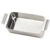 Panier de drainage à paroi solide en acier inoxydable pour nettoyeur à ultrasons SweepZone® 310 et 310R - SweepZone® 310 and 310R Ultrasonic Cleaner Stainless Steel Solid Side Draining Basket, Full Size