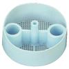 Screen-4-Vac™ Evacuation Traps – Disposable, 144/Pkg - Blue, 2-1/8", For A-dec Models with Plastic Canisters