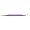 Curettes XP Technology™ – Double Gracey™ antérieur, manche en résine EagleLite™ mauve, double extrémité