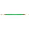 Curettes XP Technology™ – Double Gracey™ mini antérieur, manche en résine EagleLite™ vert, double extrémité