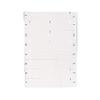 Typewriter Label, 1-Across, White, 3-1/2" W x 5/8" H, 250/Roll